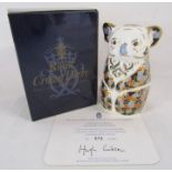 Royal Crown Derby paperweight Queensland Koala - limited edition 973/1000