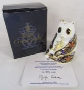 Royal Crown Derby paperweight Imperial Panda - limited edition 973/1000