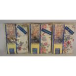 3 pairs of un opened Snowqueen curtains 'Summer Bouquet' W114cm Drop137cm x 2 & W165cm Drop183cm