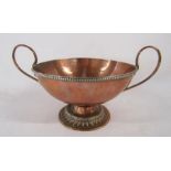 Duchess of Sutherland Cripples Guild silver plated two handled pedestal dish stamped D.S.C.G with