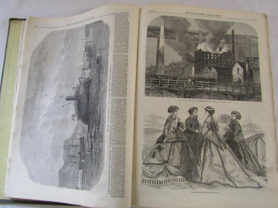 The Illustrated London News Jan - June 1866 and July - Dec 1866 also Masterpieces of Painting from - Image 7 of 8