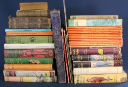 Selection of vintage children's books including the Winkie Series, The Ladies Treasury Vol. 1, small