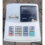 Sharp electronic cash register till, model XE-A102