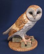 Royal Doulton Barn Owl from the Birds of Prey Collection - with box