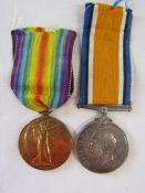 WW1 pair of medals awarded to 106981 CPL. W. Savage Machine Gun Corps