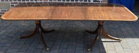 Regency style dining table, L244cm x W107cm