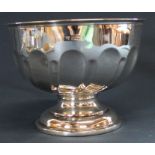 20th century silver footed bowl with indistinct Sheffield hallmark 4.5cm dia, 11cm h, 5.2ozt