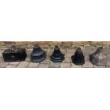 5 cast iron rainwater hoppers