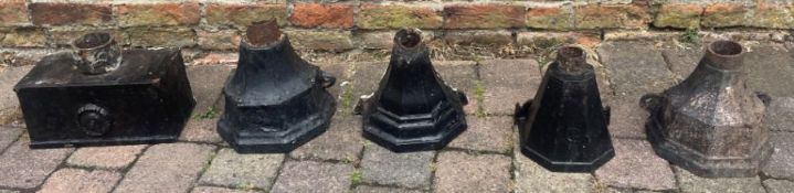 5 cast iron rainwater hoppers