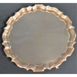 1959 Walker & Hall Sheffield silver salver, 11.08ozt