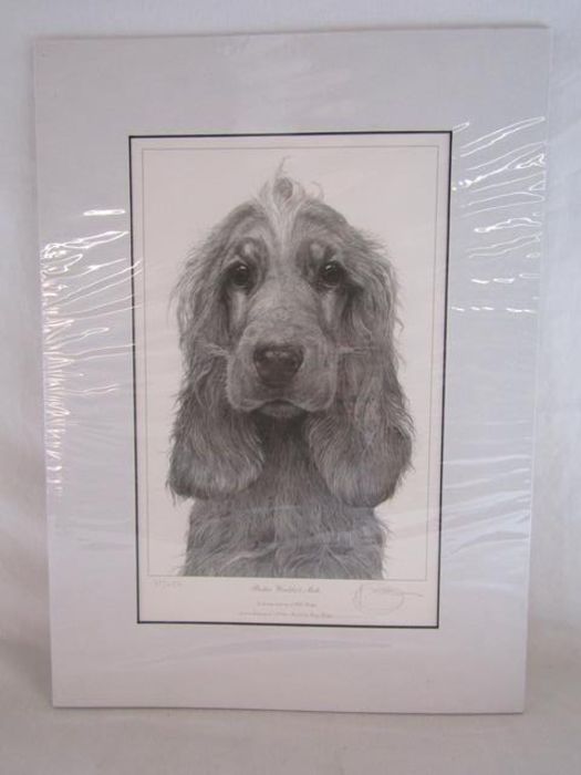 Mounted Gary Hodges limited edition print 27/450 'Butter Wouldn't Melt' in loving memory of Bill - Image 2 of 5