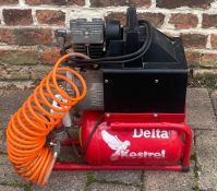 Delta Kestrel air compressor, requiring new airline tyre valve