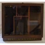 Henri Winteringhams cigar display cabinet