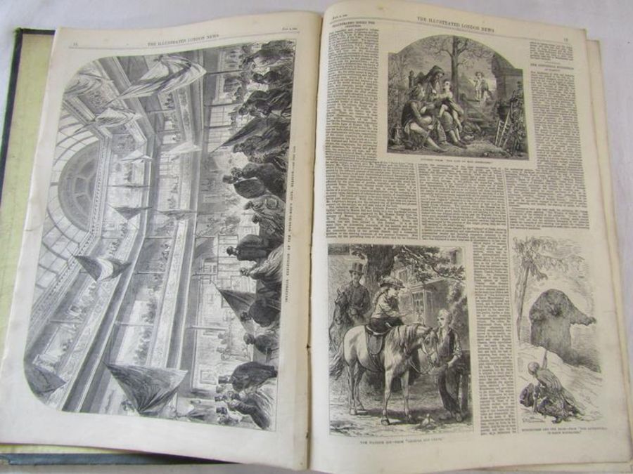 The Illustrated London News Jan - June 1866 and July - Dec 1866 also Masterpieces of Painting from - Image 5 of 8