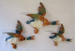 Beswick flying duck trio 596-1, 596-2 and 596-3