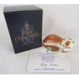 Royal Crown Derby paperweight Leicestershire fox - limited edition 713/1500