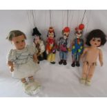 Pedigree walking doll with voice box (not working) - Bonomi Italy doll with Cinderella shoes, 2