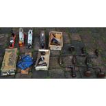 Box of woodworking tools, including RB 10 plane, hand braces, etc.