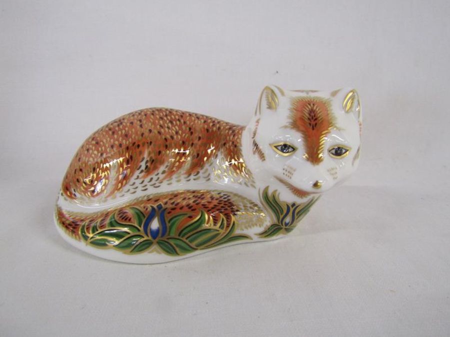 Royal Crown Derby paperweight Leicestershire fox - limited edition 713/1500 - Image 3 of 3