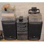 JVC Micro Component System UX-A4 CD, cassette & radio with remote control & CD's