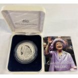 Royal Mint Australia 1 troy ounce silver proof Queen Mother 5 Dollar coin