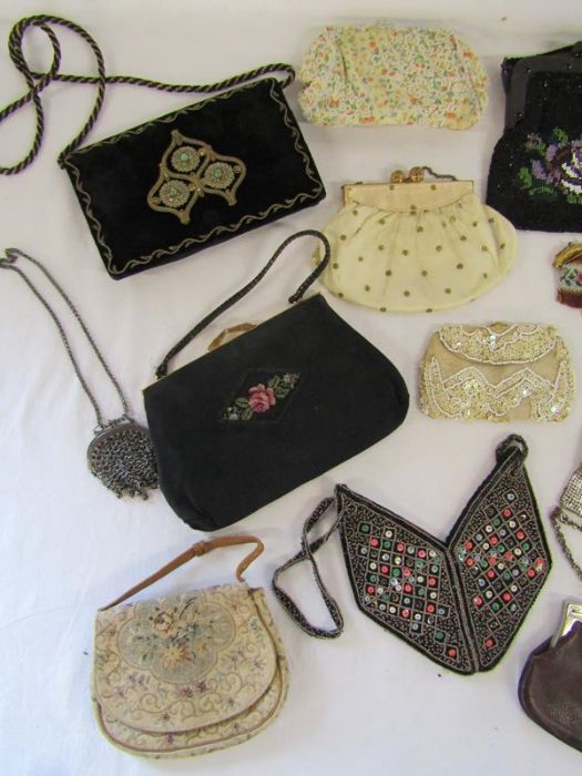 Collection of beaded bags and ladies gloves - Image 2 of 4