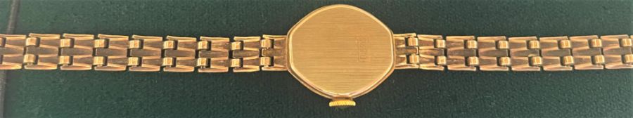 9ct gold Accurist Diamond watch with box, total weight 8.99g - Image 3 of 6