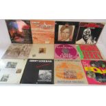 Collection of vinyl LP records - includes Gerry Lockran, Norman Luboff choir, Mungo Jerry, Albion