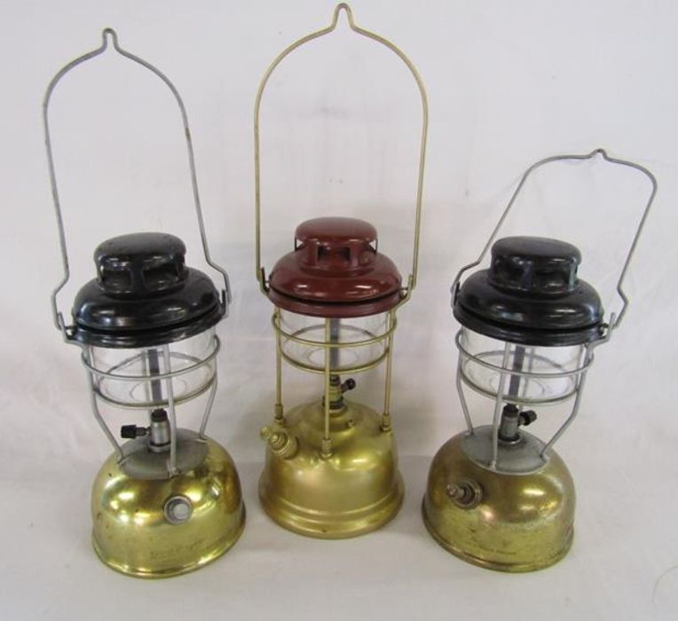 3 Tilley paraffin lamps