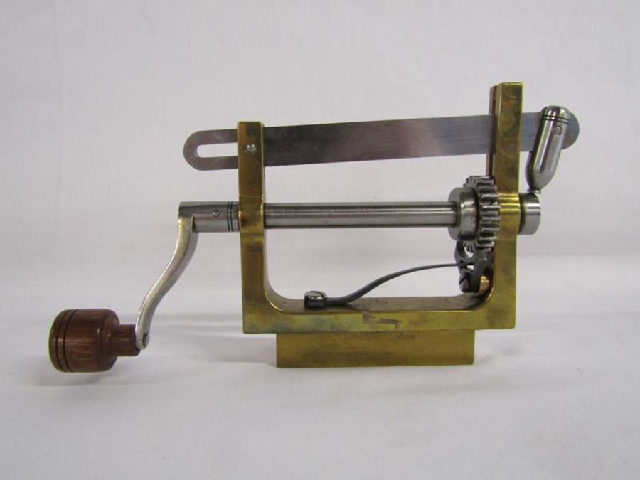 Brass clock spring winder - Image 5 of 6