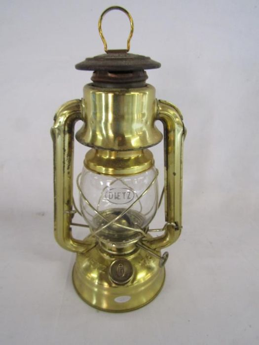 Collection of paraffin lamps and Dietz oil lamp - Image 6 of 7