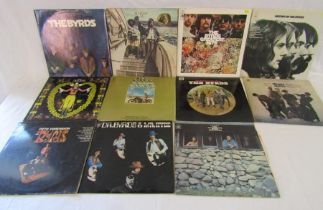 The Byrds vinyl LP records - Fifth Dimension, Sweetheart of the Rodeo, History of the Byrds