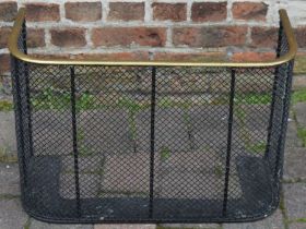 Small 19th century fire guard, 68cm x 47cm