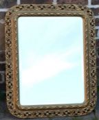 Ornate gilt frame mirror 80cm by 63cm