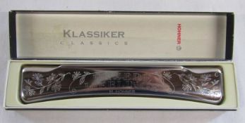 Hohner 7332/48 Unsere Lieblinge harmonica in original box