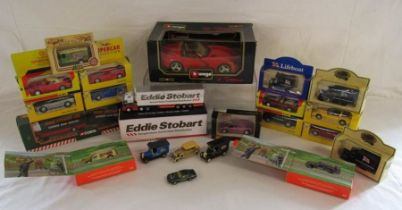 Collection of cars includes Eddie Stobart Express Road Haulage, Emma Jade Volvo FH fridge trailer