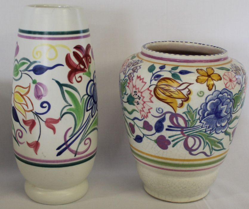 Selection of Poole Pottery vases, including AP design - Image 4 of 6