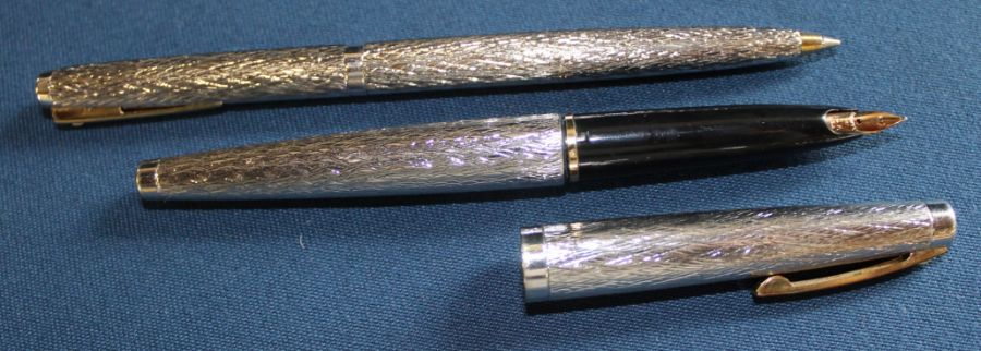 Sheaffer fountain pen with 14k nib & matching biro - Image 2 of 2