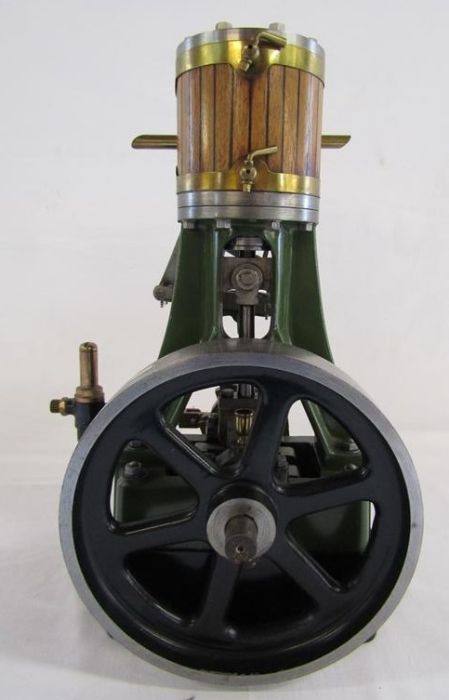 Stuart & Turner 5A steam engine with reversing gear - approx. 38cm tall x - Image 4 of 7