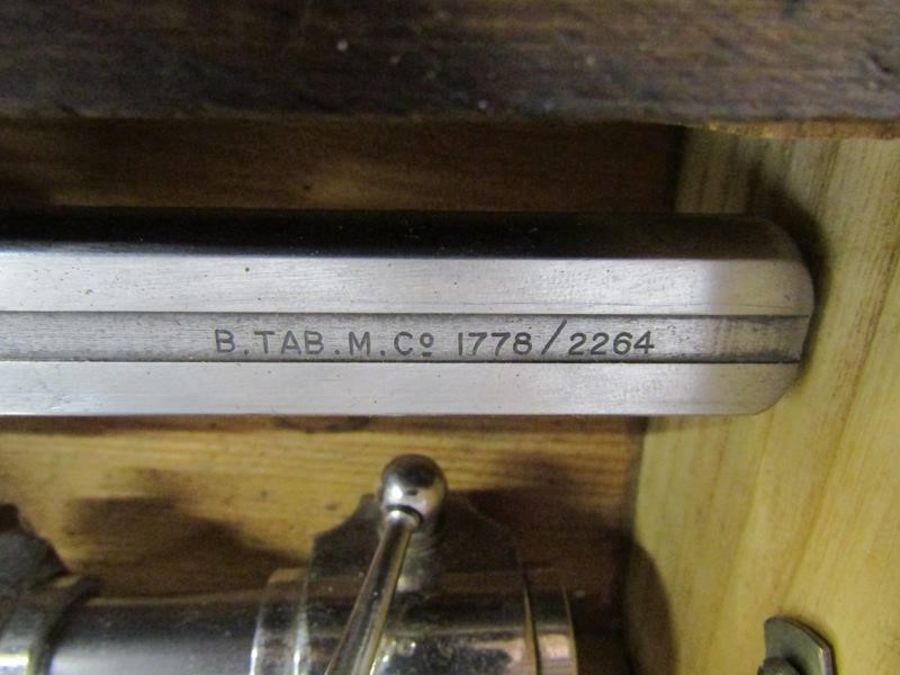 Collection of watchmakers items includes Mercer gauge, BTM green lathe, optical measuring - Image 9 of 14