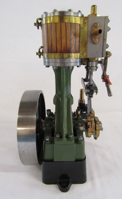 Stuart & Turner 5A steam engine with reversing gear - approx. 38cm tall x - Image 5 of 7