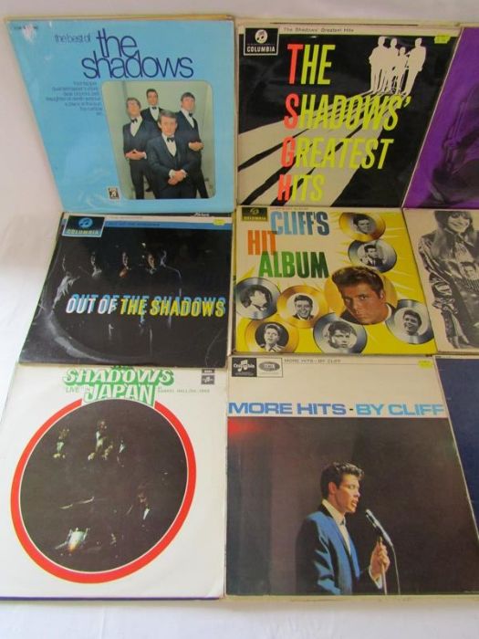 Collection of vinyl LP records - includes The Shadows, Cliff Richard, Marianne Faithful, lulu, - Image 11 of 17