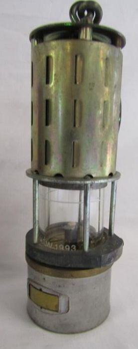 Wolf type FS 55 lamp, The Protector Lamp and Lighting Company Eccles SL lamp and one other marked - Image 6 of 7