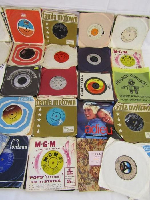 Collection of 7" vinyl 45's records - includes The Rolling Stones I can't Get No Satisfaction F - Image 19 of 19