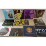 Collection of vinyl LP records - includes The Shadows, Cliff Richard, Marianne Faithful, lulu,