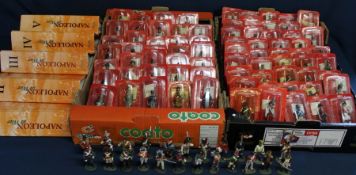 Approximately 100 Del Prado Napoleonic figures (most in original bubble packs) with 5 Napoleon At