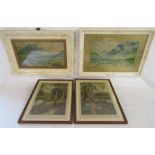 2 framed H. Ford prints 'Summertime' and May Blossoms' and 2 framed F. Robson prints