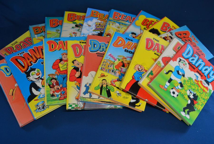 Beano & Dandy annuals, mainly 1980's