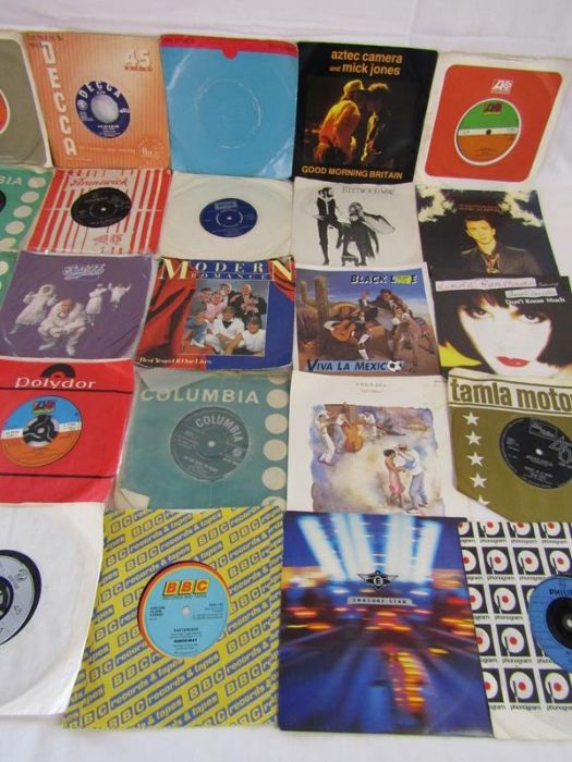 Collection of 7" vinyl 45's records - includes The Rolling Stones I can't Get No Satisfaction F - Image 10 of 19