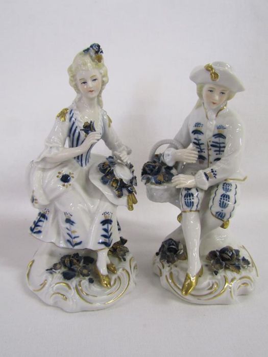 Collection of figurines - Sitzendorf pair, Coalport Golden Age ' Charlotte a Royal Debut', Royal - Image 2 of 9